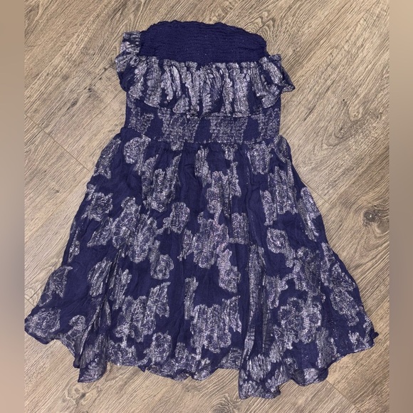 *NWOT* Free People Gardenia Mini Dress in Eclipse - Picture 7 of 8